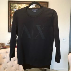 Armani Exchange black sweater